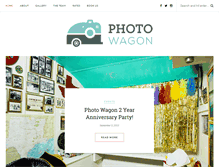 Tablet Screenshot of photo-wagon.com